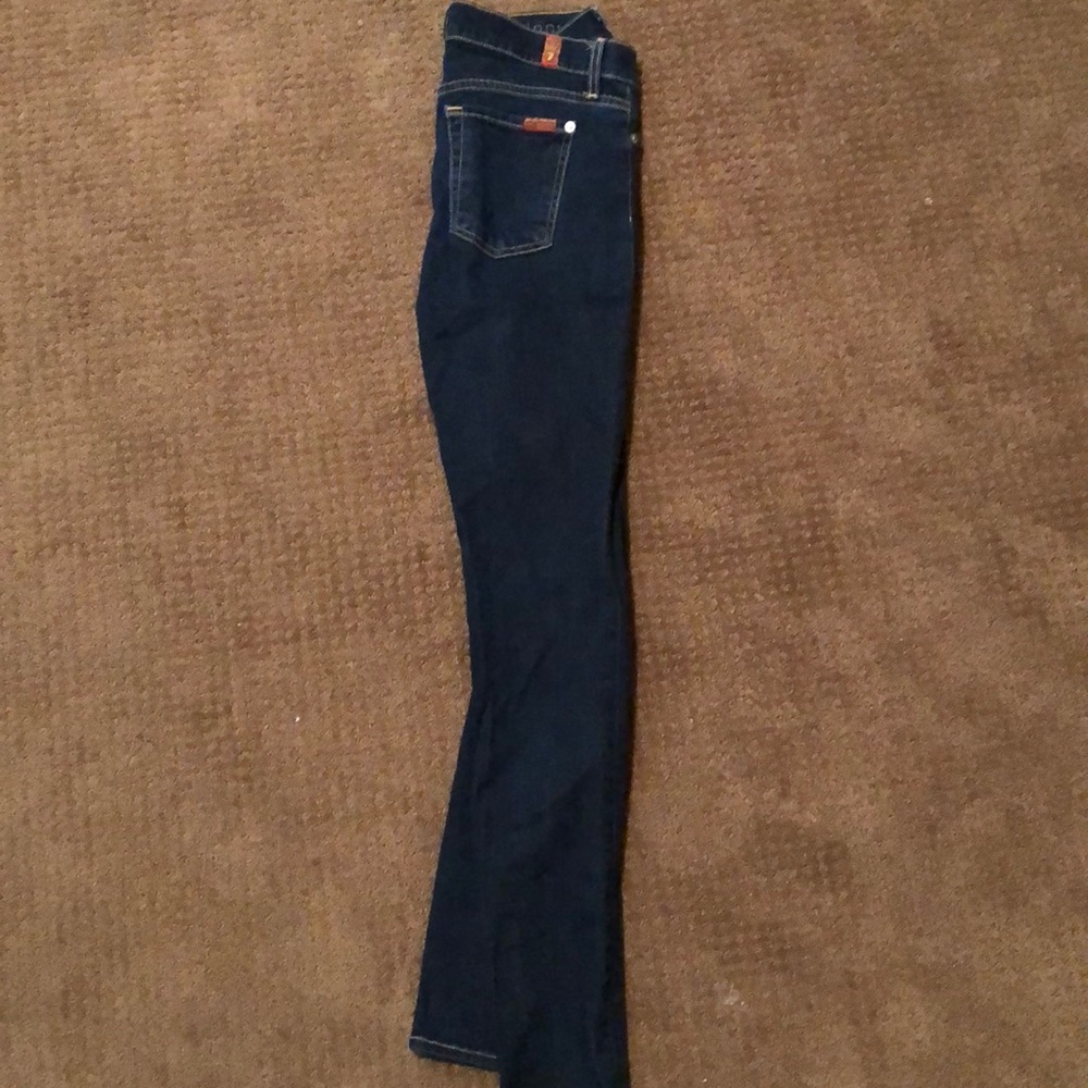 Dark skinny 7 for all mankind jeans